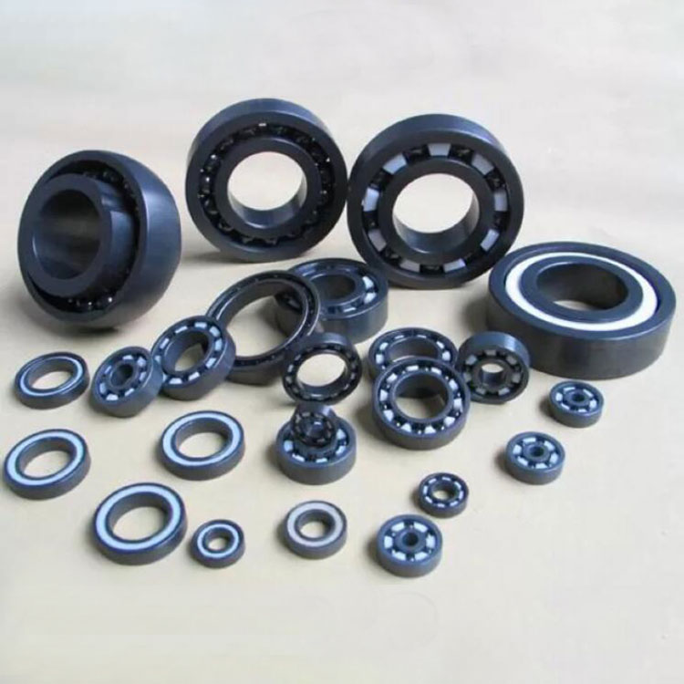 Si3N4 Full Ceramic Bearings PTFE or PEEK Cage